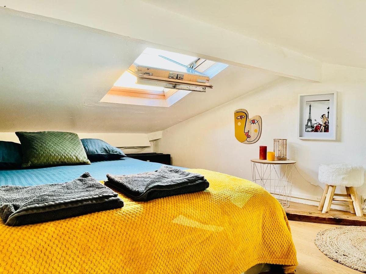 Parc Buttes Chaumont - Studio Mezzanine Paris Apartment Exterior photo